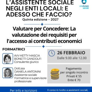 Valutare per Concedere: La valutazione dei requisiti per l'accesso ai contributi economici