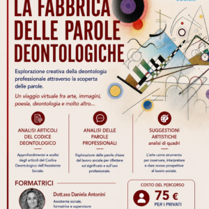 LA FABBRICA DELLE PAROLE DEONTOLOGICHE