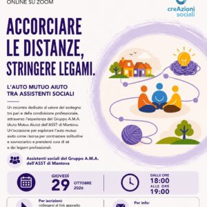 Accorciare le distanze,stringere legami. L'auto mutuo aiuto tra assistenti sociali